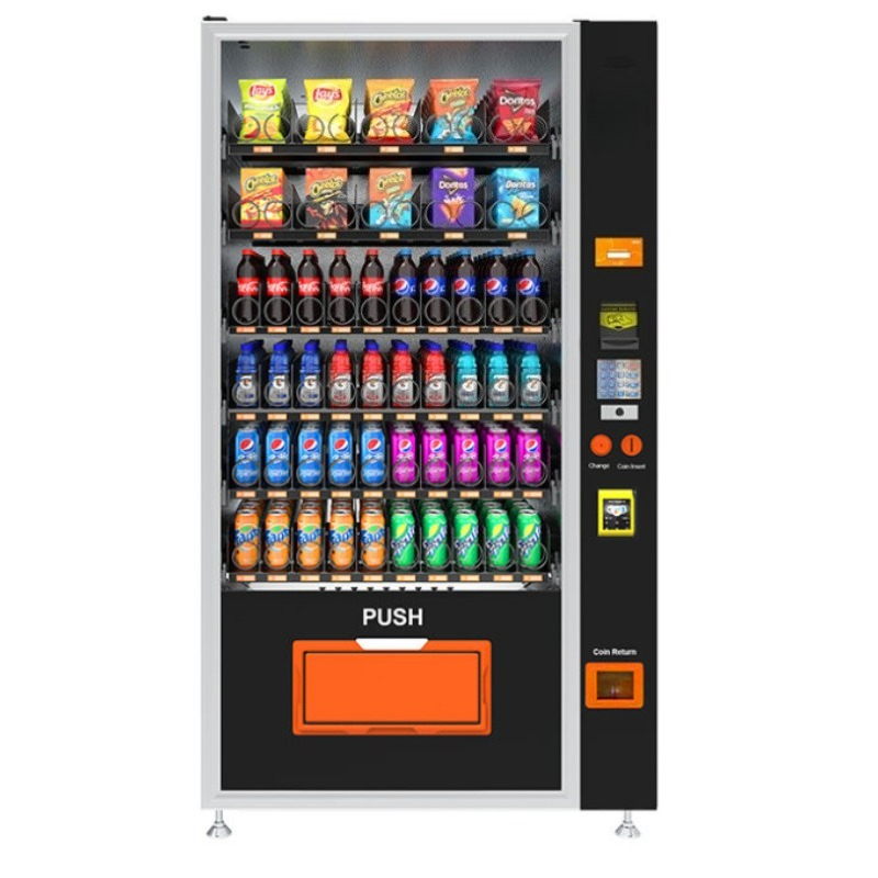 Commercial Vending Machine - 음료 및 간식 터치스크린 자판기 실내