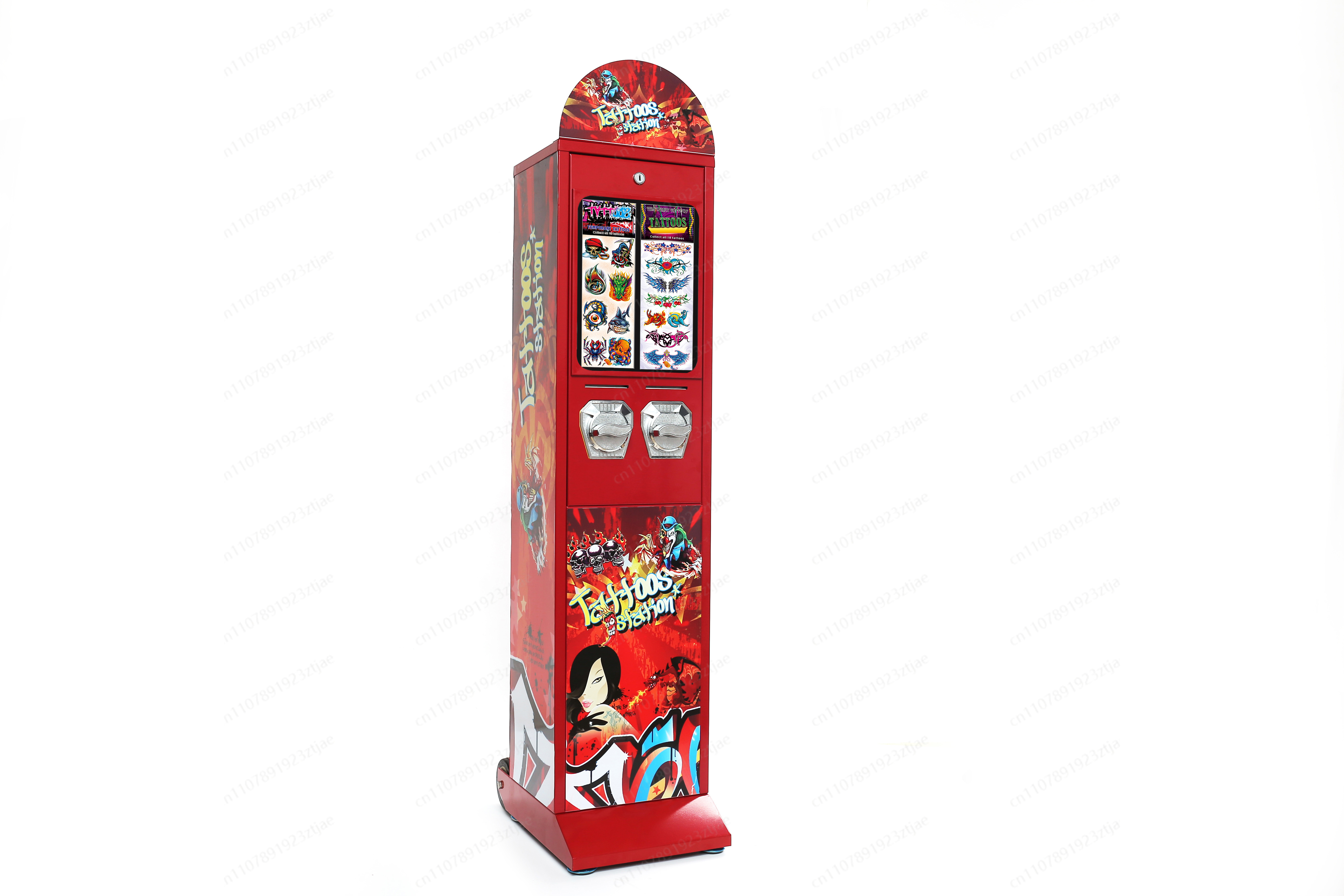 Vending Game - 애니메이션 카드 스티커 자판기, 타투 장난감