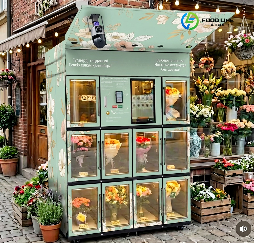 Open Vending Machine - 스마트 파라 플로레스 꽃다발 자판기 (오픈