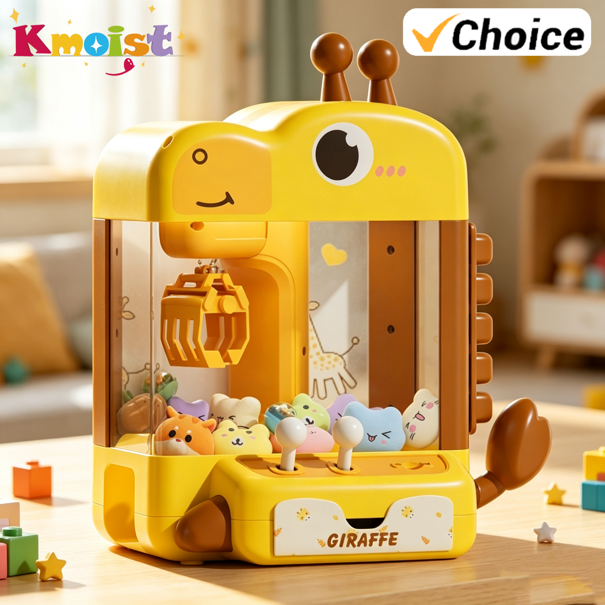 Arcade Toy Claw Vending Machine - 어린이용 아케이드 크로우 머신 사슴 모양