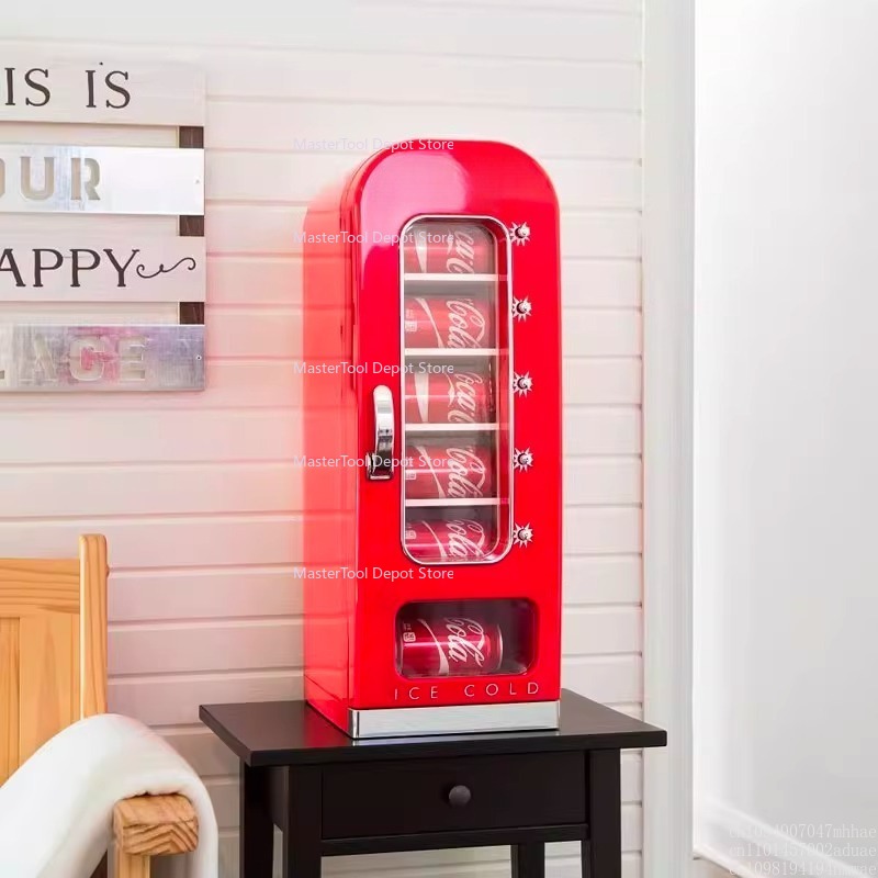 Arcade Vending Machine - 미니 자판기 10캔 팝업 소형 냉장고