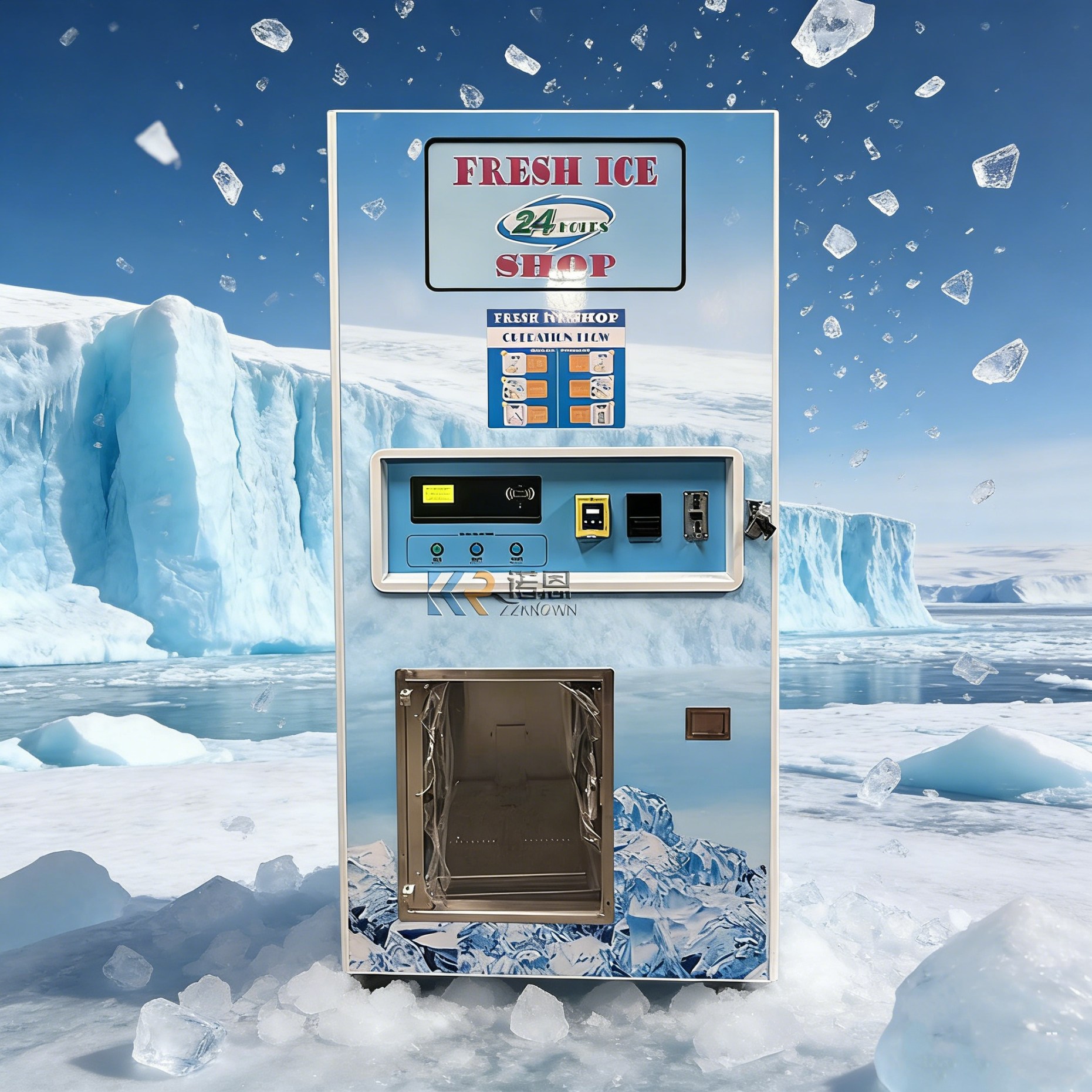 Commercial Vending Machine - 맞춤형 야외 자동 제빙기 자동 포장