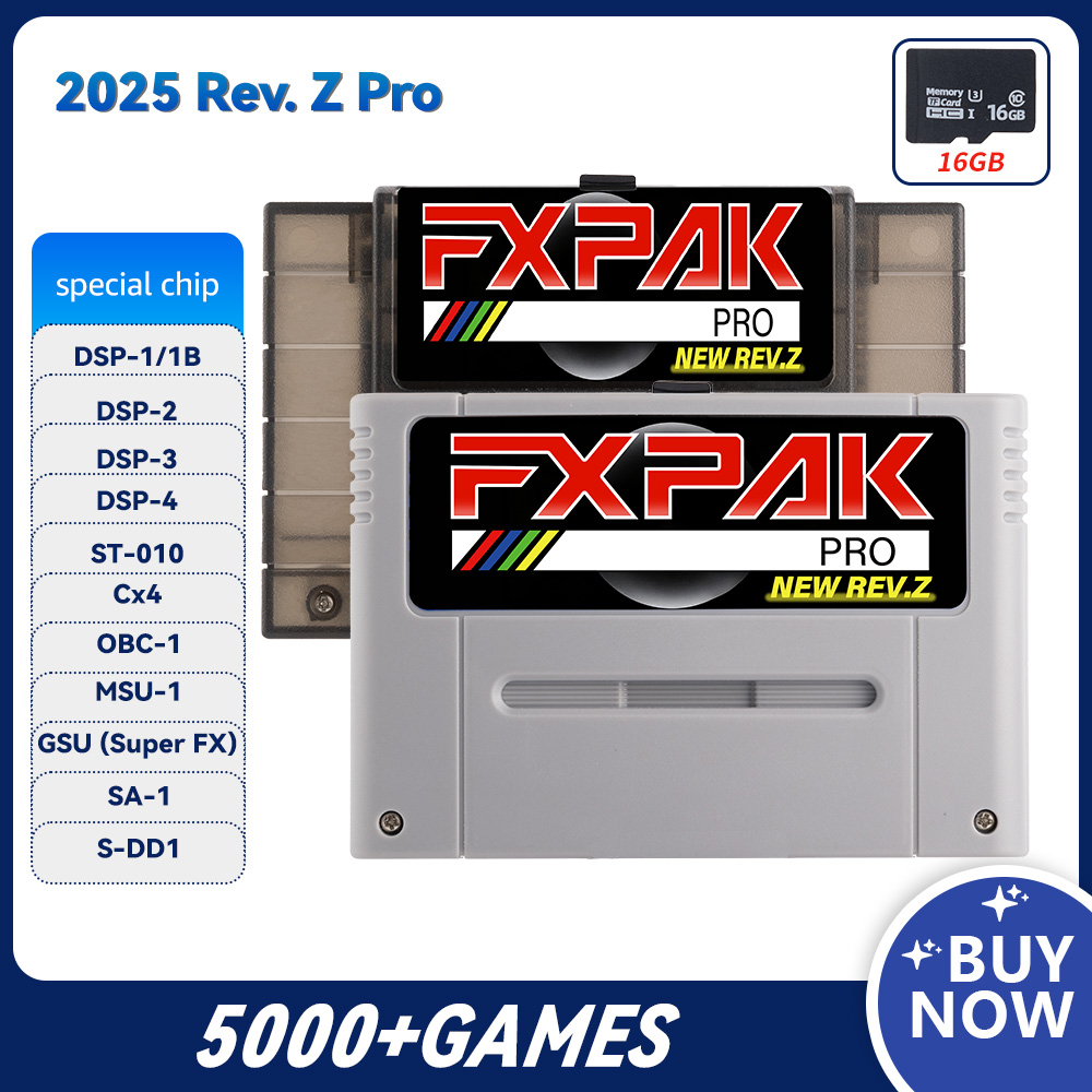 Arcade Z - 최신 FXPAK Rev. Z 버전 프로