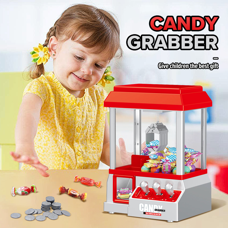 Arcade Toy Claw Vending Machine - 소리가 나는 멋지고 재미있는 미니 캔디