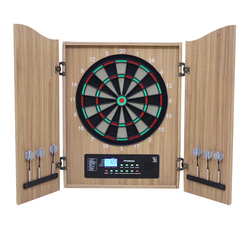 Electronic Dartboard Cabinet - 고급 원목 전자 다트 보드 캐비닛