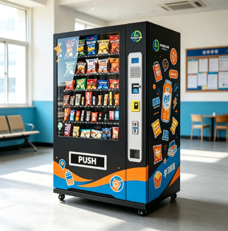 Open Vending Machine - 맞춤형 OEM ODM 스낵 음료 자판기,