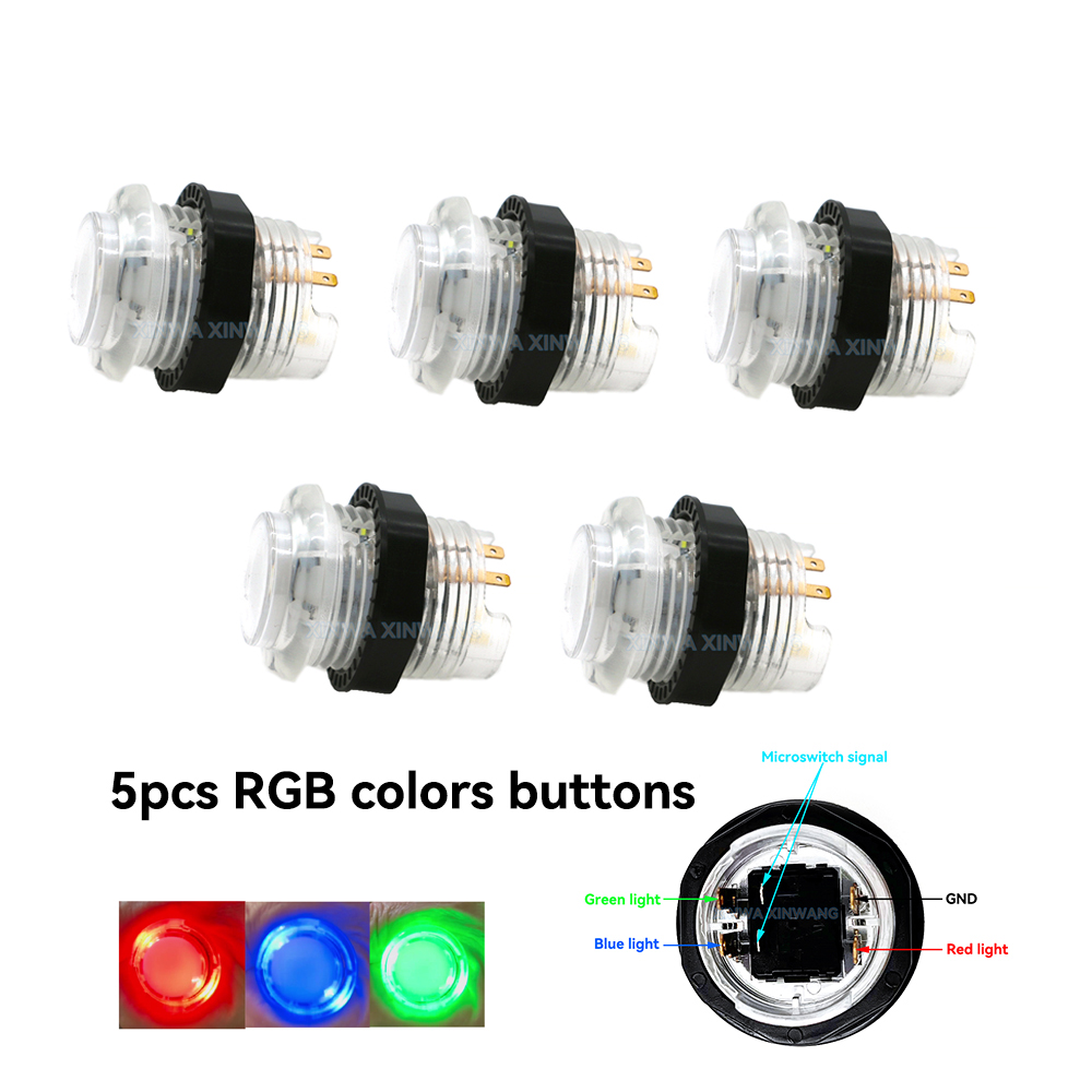 Arcade Vending Machines - 5pcs/10pcs 아케이드 게임 GoldLeaf RGB 조명