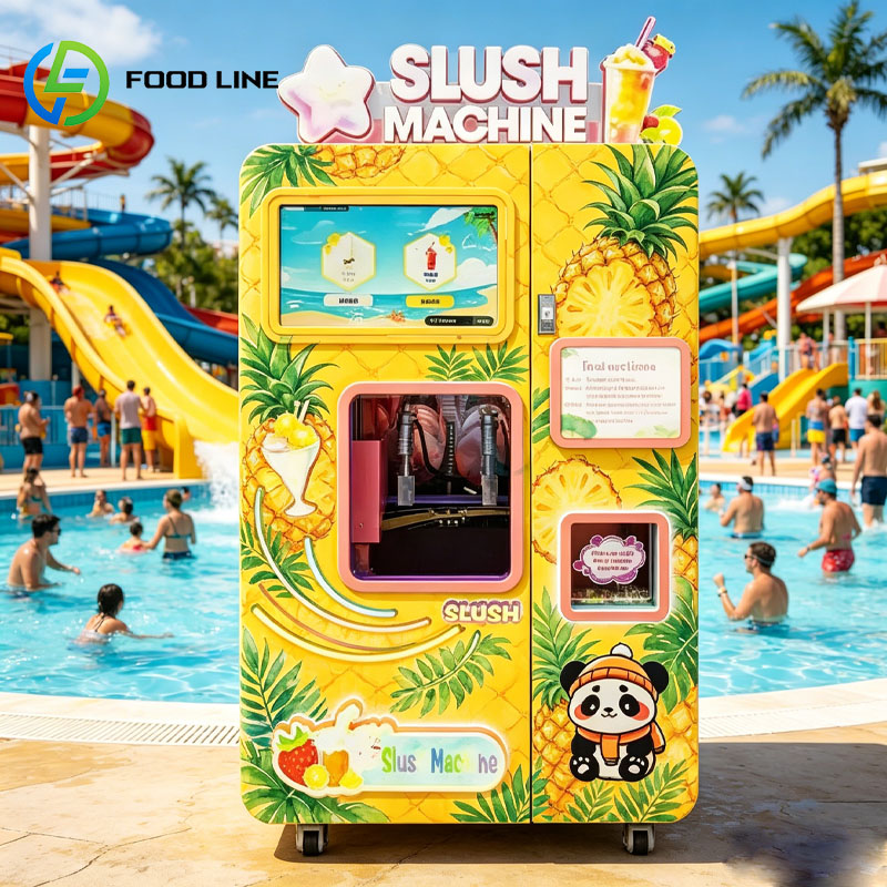 Slushie Machine Vending - 얼음 슬러시 자판기, 냉동 음료 기계,