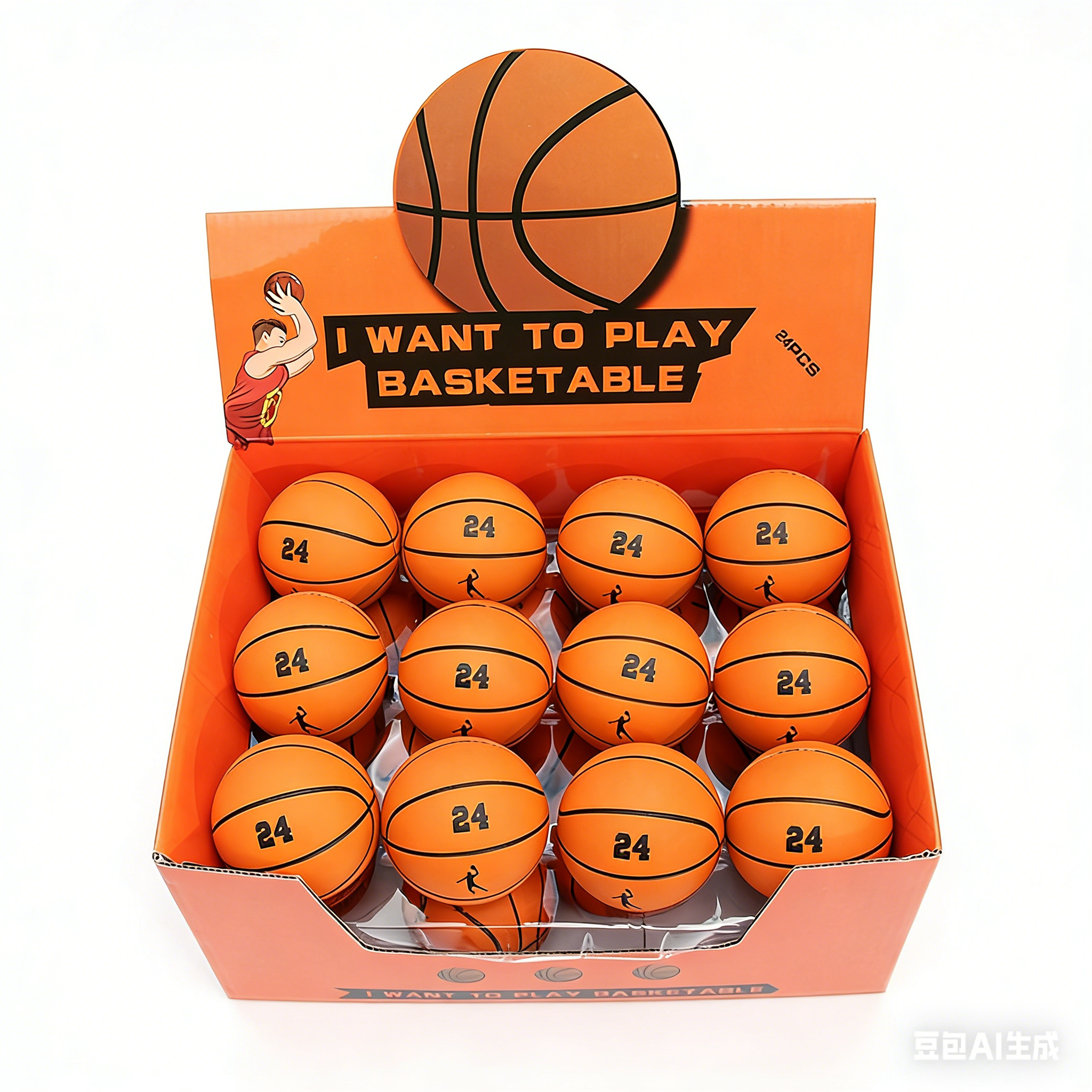 Basketball Arcade Game - 6cm 초고탄성 미니 고무 농구공 디컴프레션