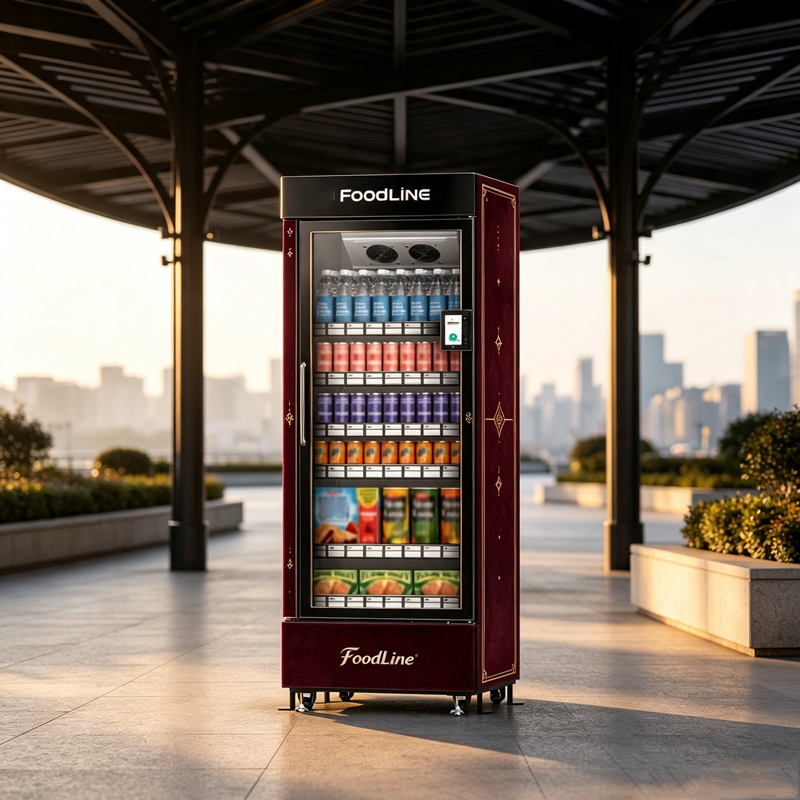 Open Vending Machine - 미국 유럽 마케팅 경치 좋은 공원