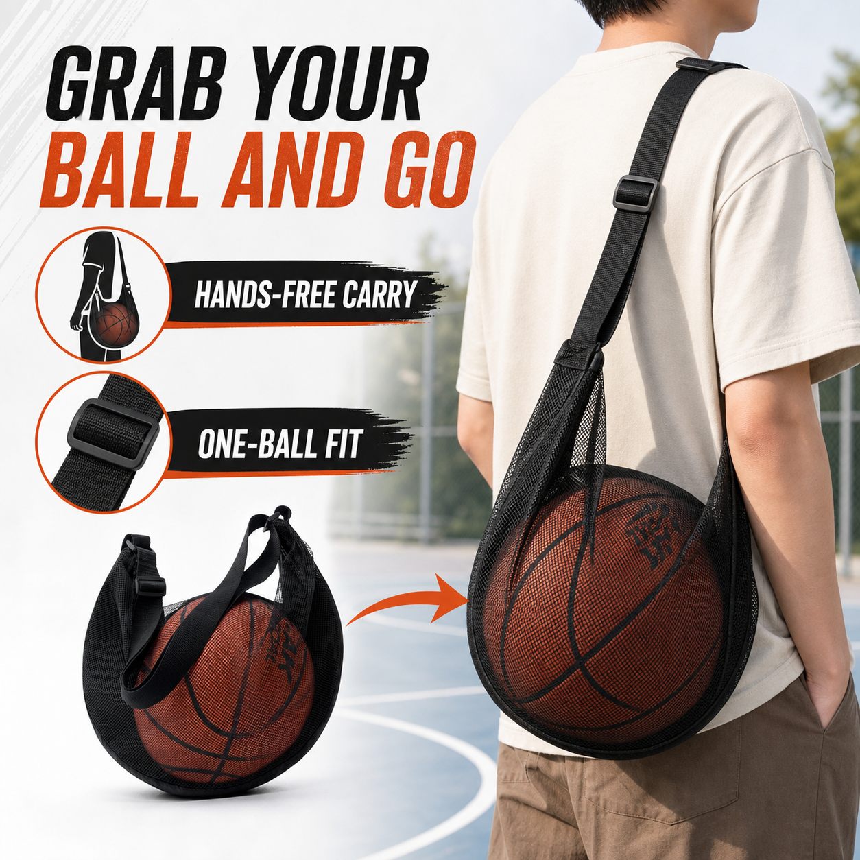 단일 볼 가방 메쉬 농구 운반 가방 지퍼 포켓 포함 축 - Basketball Arcade Game 리뷰 및 가격