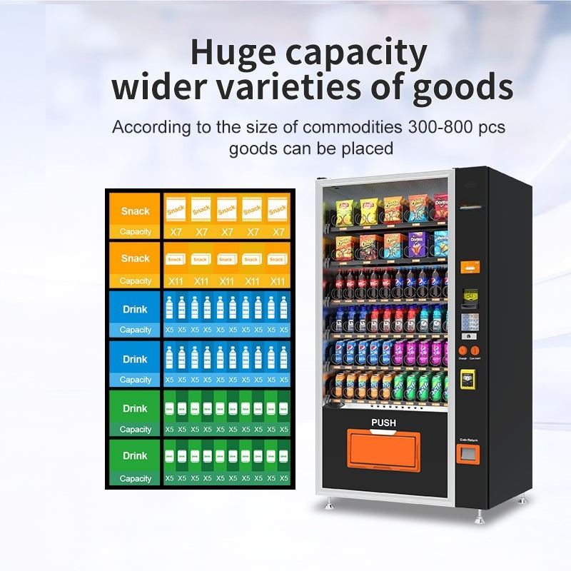 음료 및 간식 터치스크린 자판기 실내 또는 실외 상업  - Commercial Vending Machine 리뷰 및 가격