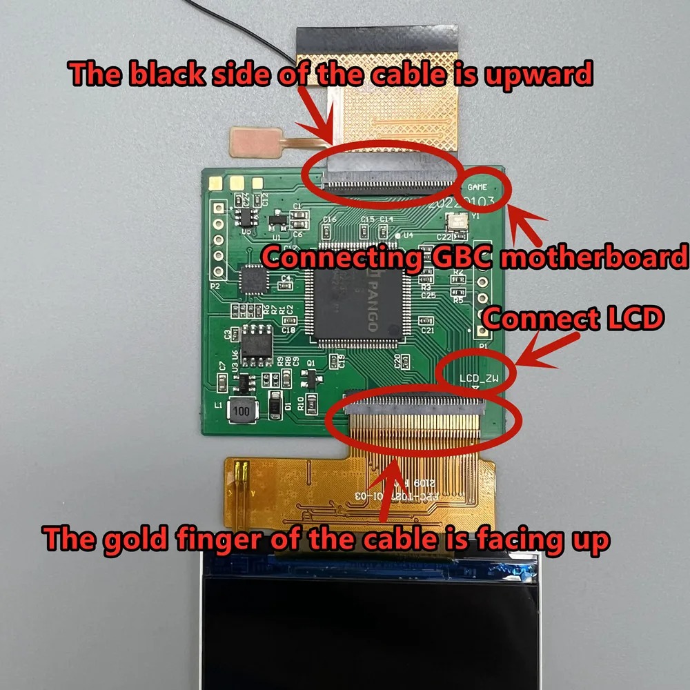 오리지널 사이즈 새 2.45인치 GBC IPS 고휘도  - Lcd Screen Arcade 리뷰 및 가격