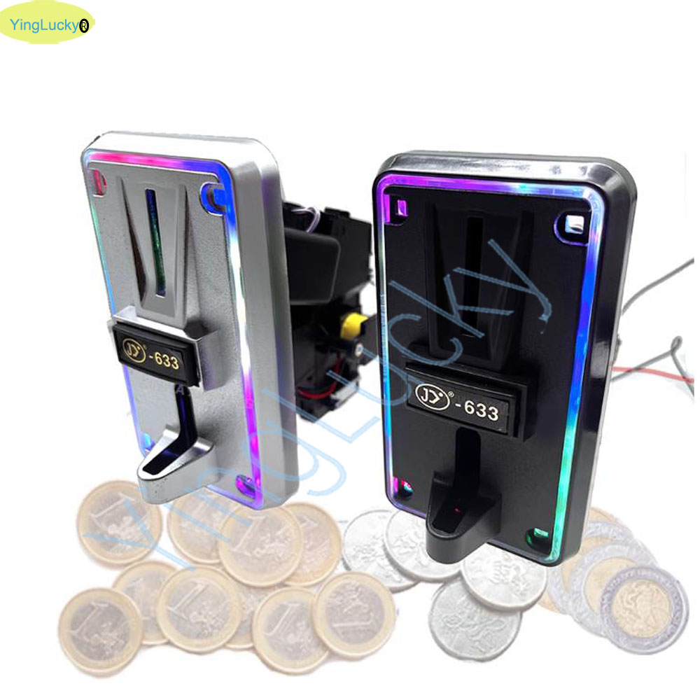 다채로운 LED 멀티 코인 수납기 코인 선택기 유로 페 - Arcade Vending & Laundry Revenue 리뷰 및 가격