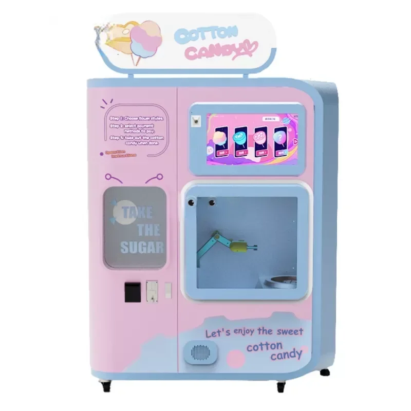 맞춤형 어린이용 솜사탕 기계, 소형 미니 로봇 솜사탕  - Commercial Vending Machine 리뷰 및 가격