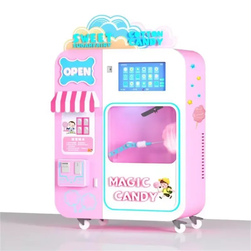 맞춤형 어린이용 솜사탕 기계, 소형 미니 로봇 솜사탕  - Commercial Vending Machine 리뷰 및 가격