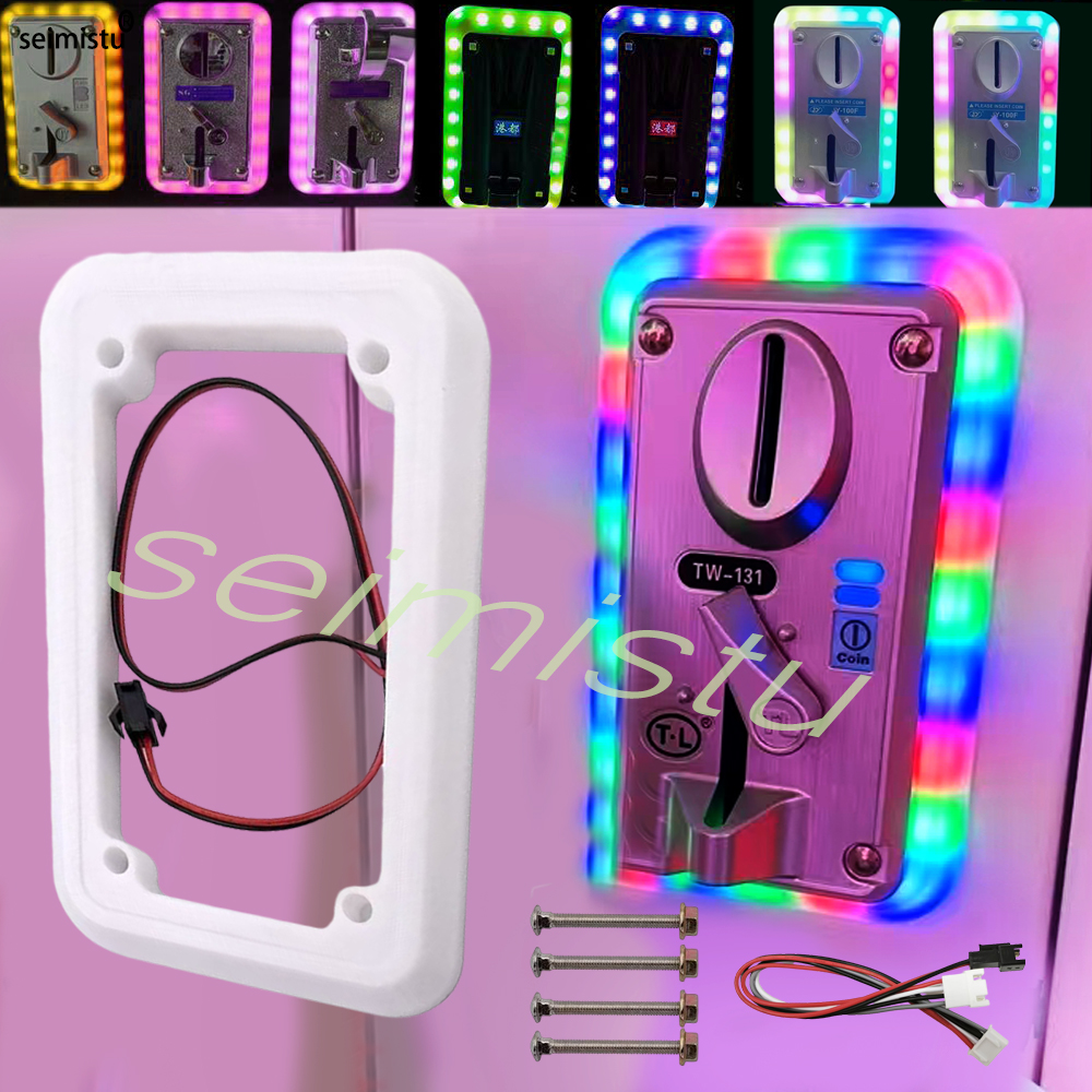 코인 수납기 LED 다채로운 LED 프레임 장식 패널  - Arcade Games And Vending 리뷰 및 가격