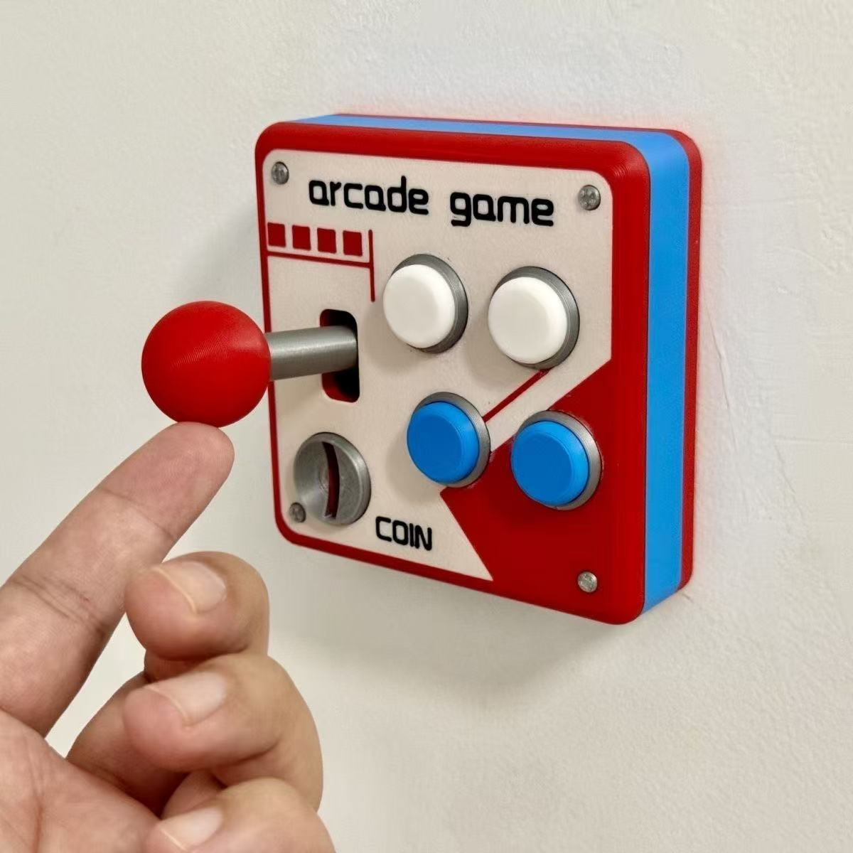 레트로 게임 콘솔 조이스틱 스위치 크리에이티브 3D 장 - Arcade Vibes 리뷰 및 가격