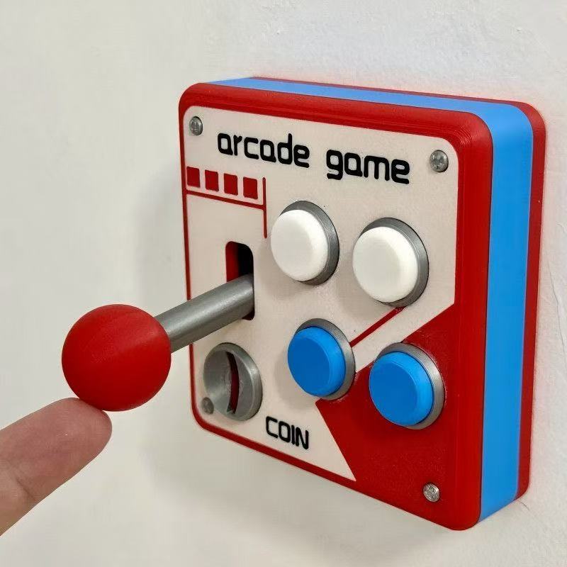 레트로 게임 콘솔 조이스틱 스위치 크리에이티브 3D 장 - Arcade Vibes 리뷰 및 가격