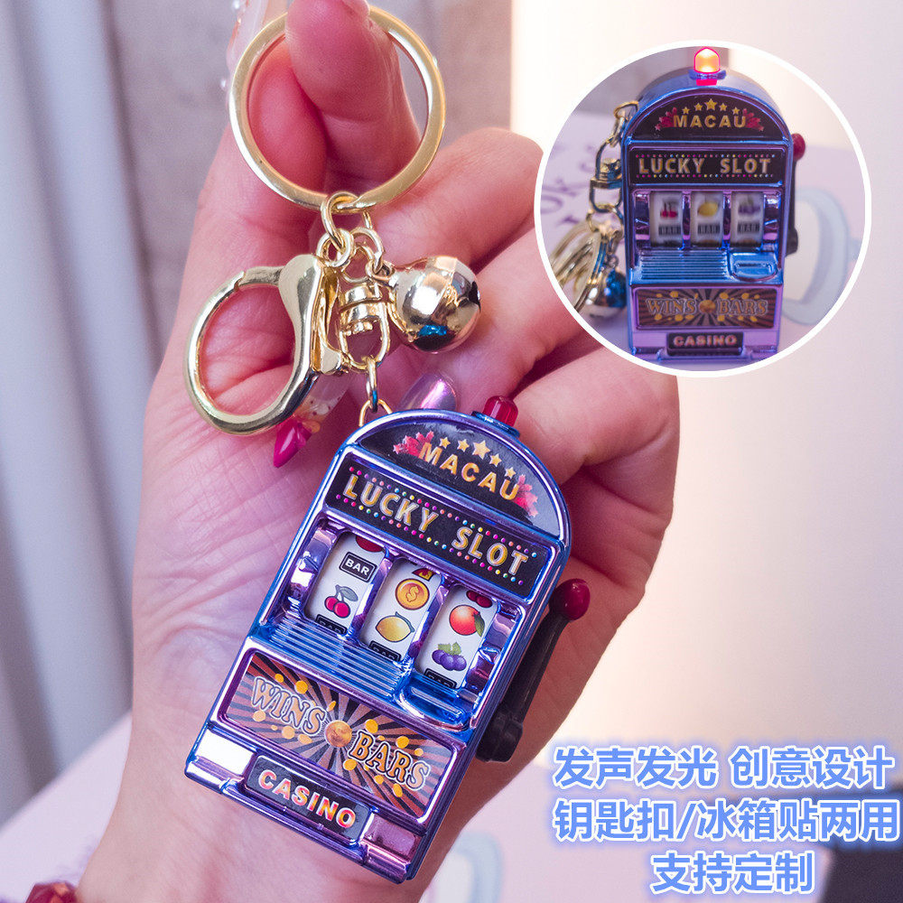 미니 과일 럭키 슬롯머신 열쇠고리 소리와 빛이 나는 창 - Fruit Slot Machine 리뷰 및 가격