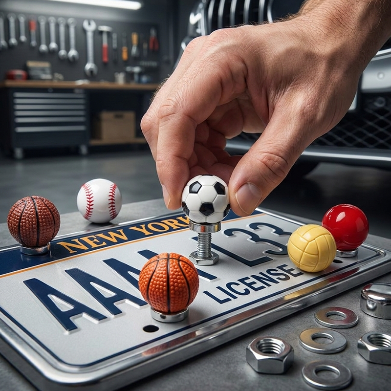 1개의 개인 맞춤형 볼 테마 번호판 장식 나사, 농구, - Basketball Arcade Game 리뷰 및 가격
