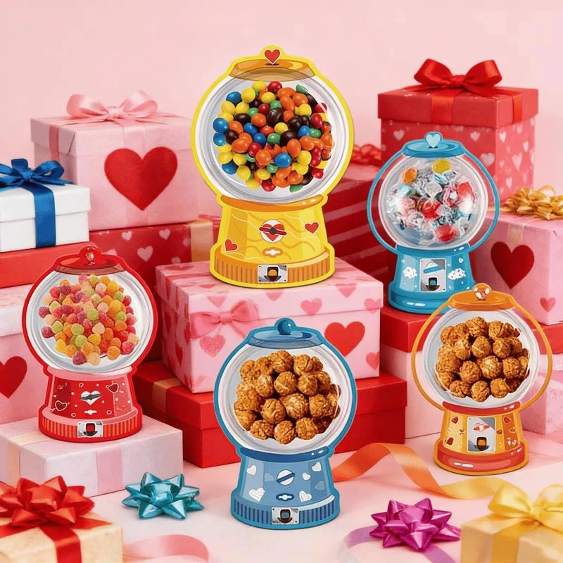 18/36 Pcs DIY 발렌타인 캔디 카드 풍선껌 기 - Bubble Gum Machine 리뷰 및 가격