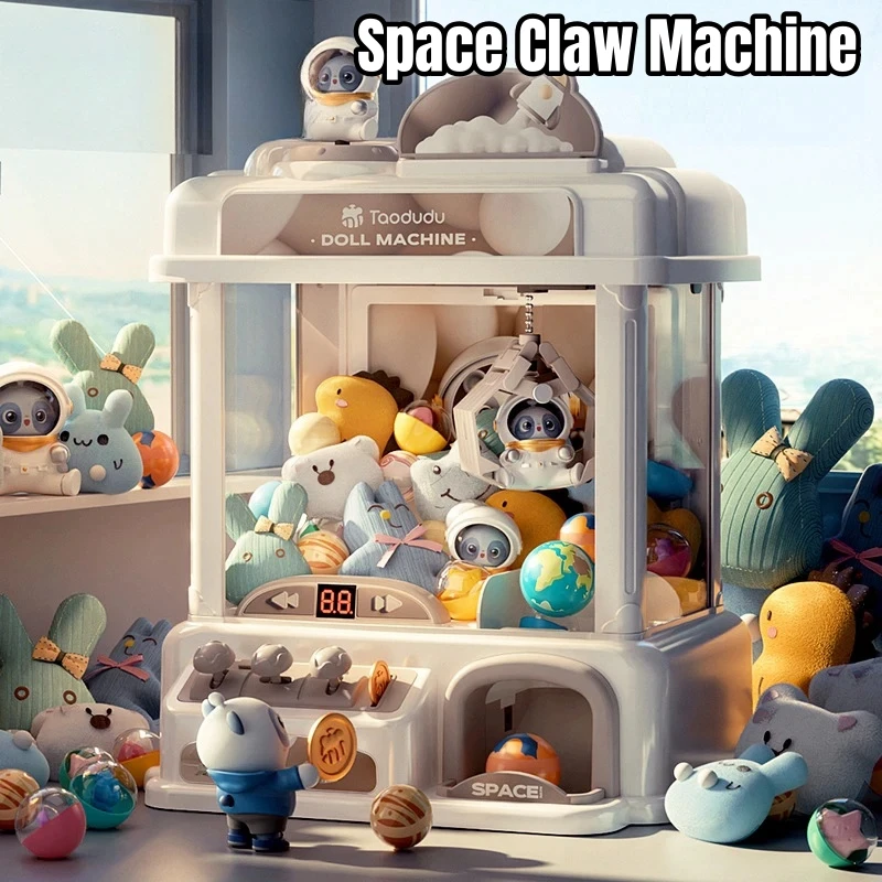 공간 미니 클로 아케이드 기계 장난감 소녀를위한 동전  - Arcade Toy Claw Vending Machine 리뷰 및 가격