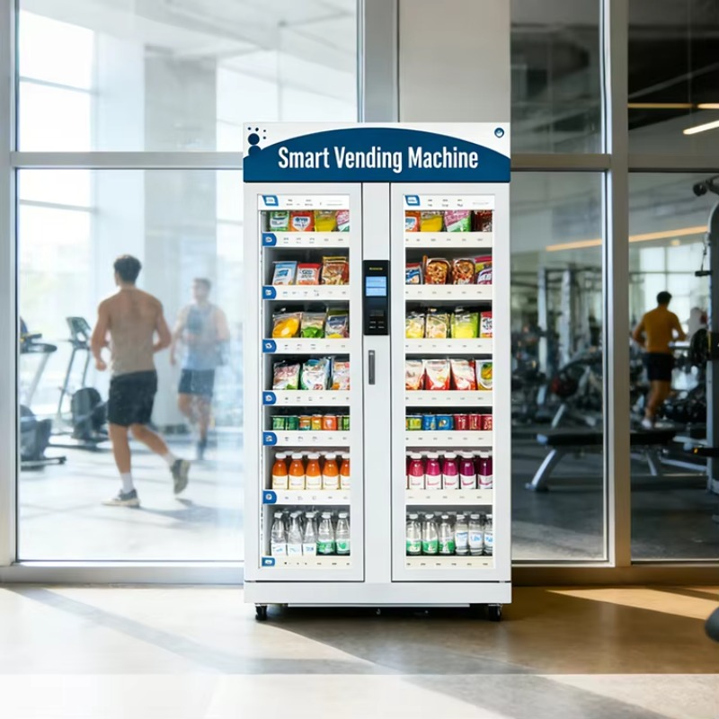 AI 스마트 냉장고 EU/US 무현금 대용량 중력 감지 - Open Vending Machine 리뷰 및 가격