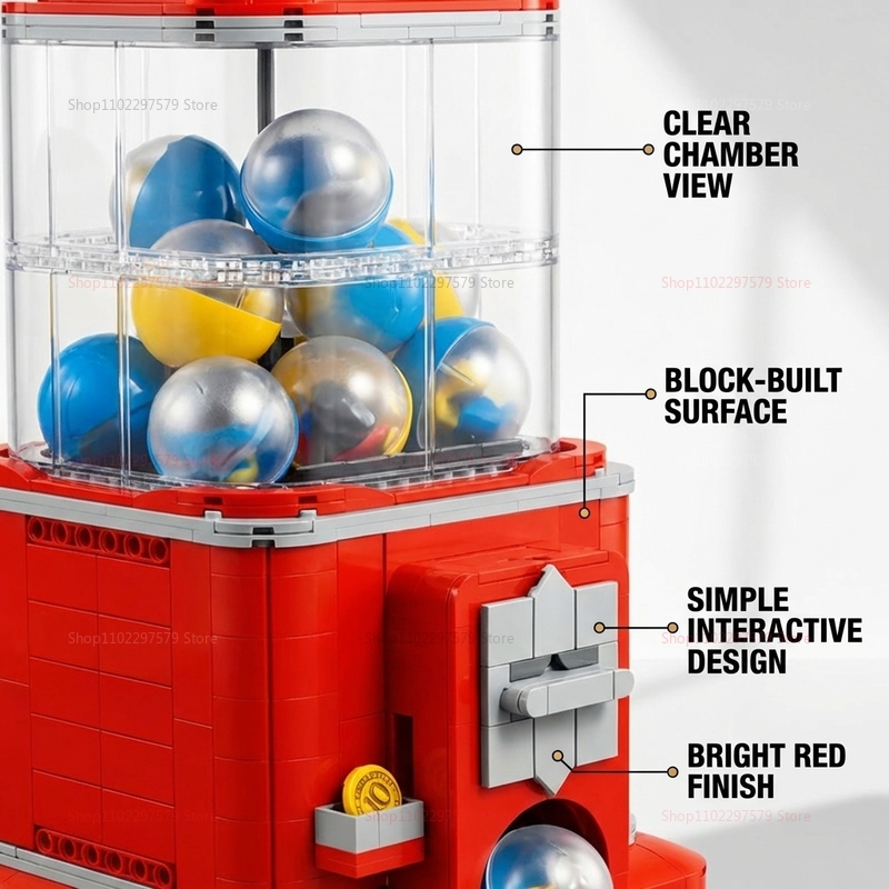 1343 PCS 자동판매기 빌딩 블록 세트 DIY 재미 - Arcade Vending & Laundry Revenue 리뷰 및 가격