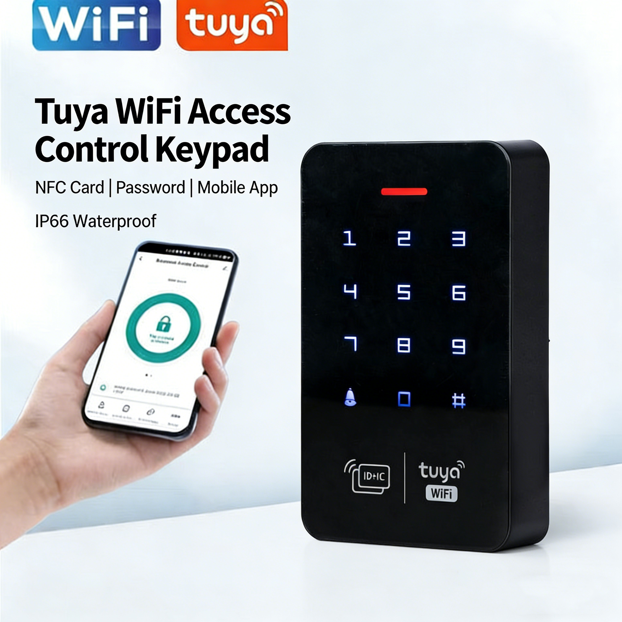 투야 와이파이 도어 액세스 컨트롤 키패드 NFC 카드  - Nfc Card Reader Vending 리뷰 및 가격
