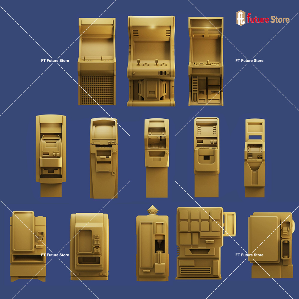3D 프린트 1/64 아케이드 게임 셀프서비스 ATM  - Arcade Toy Vending Machine 리뷰 및 가격
