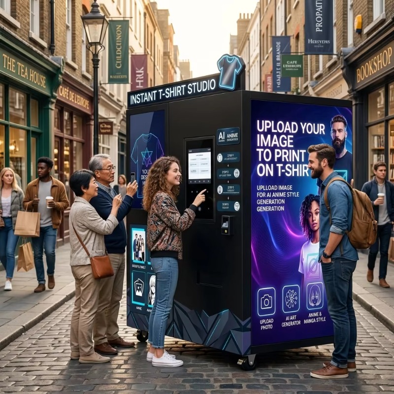 AI 지능형 제작 의류 자판기(전자 터치스크린 포함)  - Arcade Ticket Machine 리뷰 및 가격