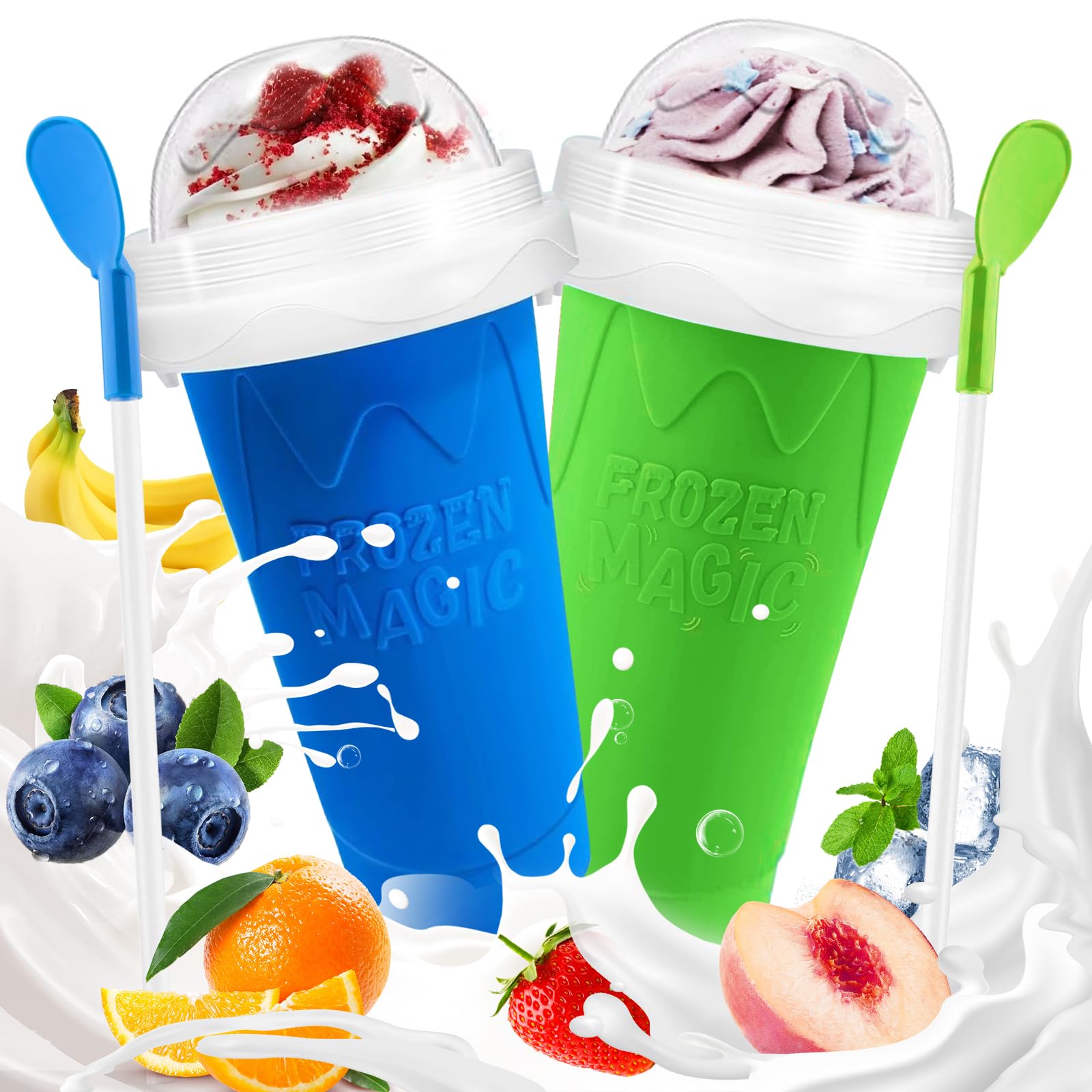 슬러시 컵 DIY 매직 슬러시 메이커 컵 주스 용 휴대 - Slushie Machine Vending 리뷰 및 가격