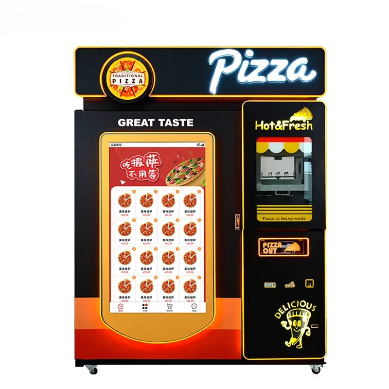 24시간 완전 자동 터치스크린 피자 자판기 상업 사업  - Commercial Vending Machine 리뷰 및 가격