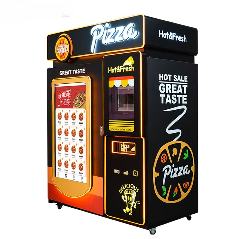24시간 완전 자동 터치스크린 피자 자판기 상업 사업  - Commercial Vending Machine 리뷰 및 가격