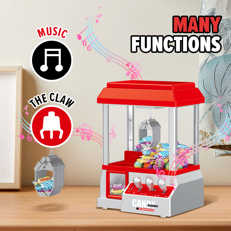 소리가 나는 멋지고 재미있는 미니 캔디 그랩퍼 경품 배 - Arcade Toy Claw Vending Machine 리뷰 및 가격