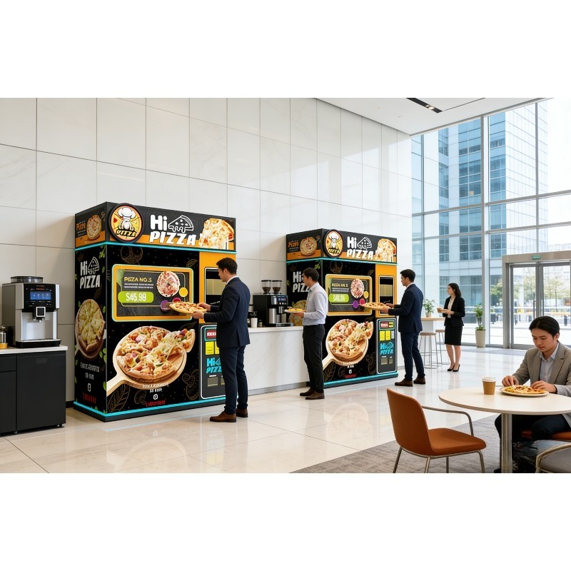 자동 피자 제조 자판기, 신선한 핫 피자 야외 음식 자 - Commercial Vending Machine 리뷰 및 가격