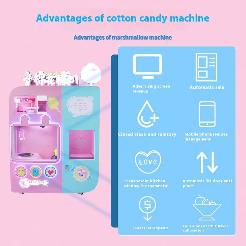 지능형 새로운 완전 자동 솜사탕 상업 판매 기계 경치  - Arcade Ticket Machine 리뷰 및 가격