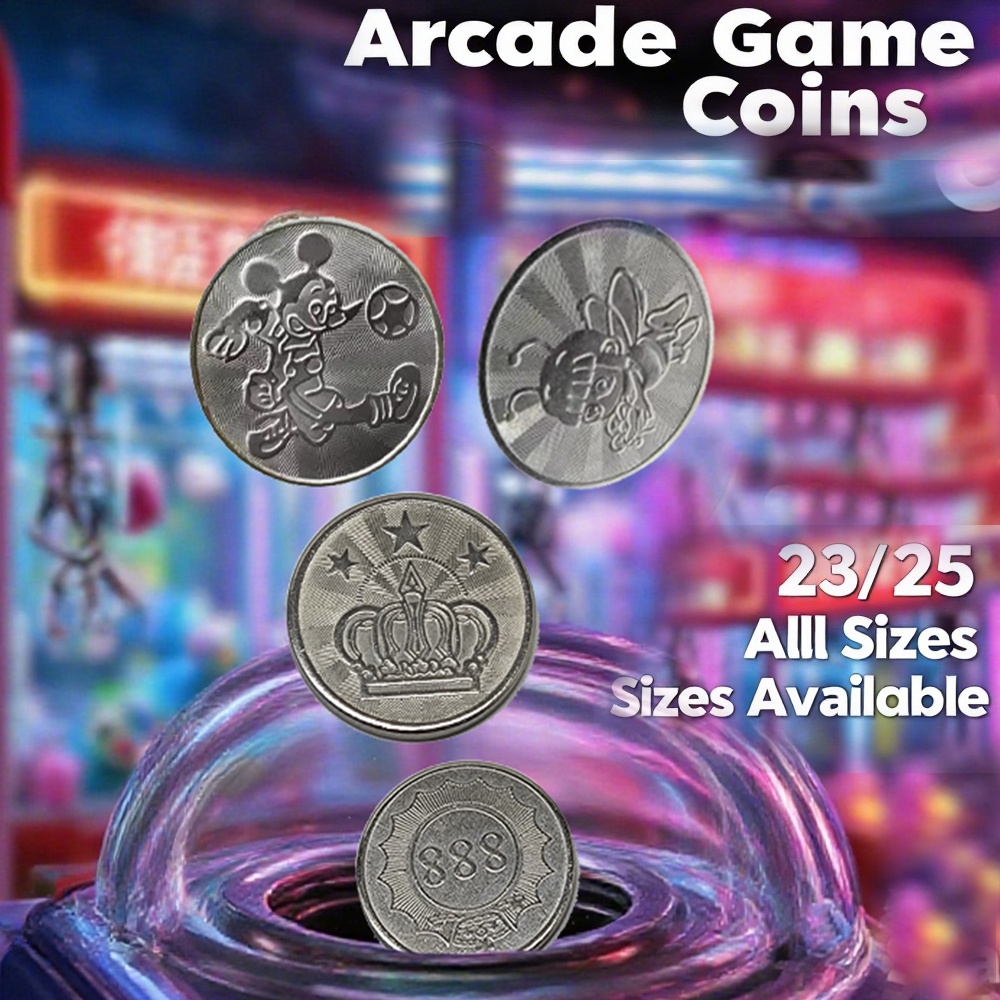 100개 스테인레스 스틸 23/24/25mm 토큰 크라 - Arcade Toy Claw Vending Machine 리뷰 및 가격