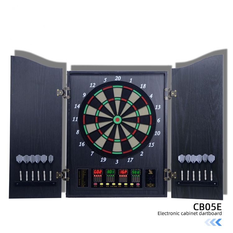 고급 원목 전자 다트 보드 캐비닛 자동 점수 계산 시스 - Electronic Dartboard Cabinet 리뷰 및 가격