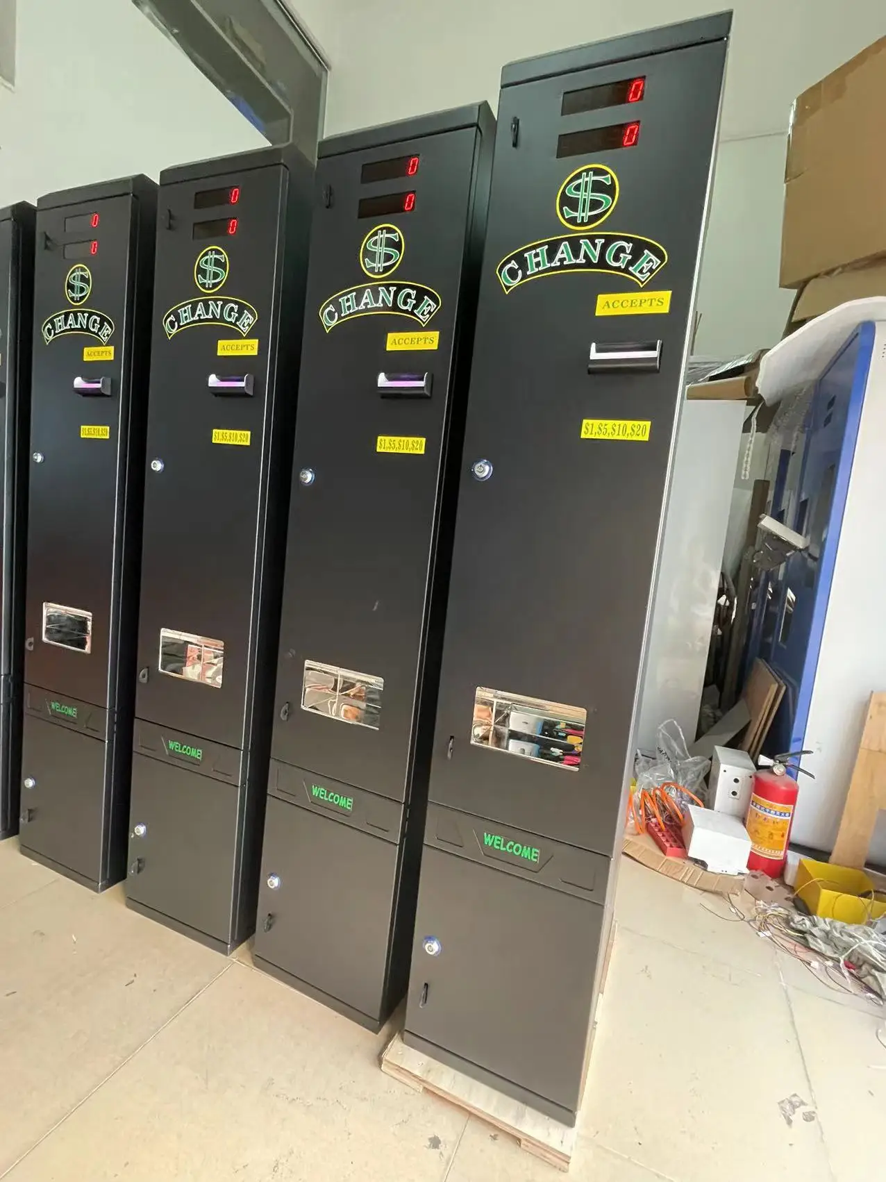 # 세탁기, 안마 의자, 자판기용 동전/지폐 교환기 - Vending Q 리뷰 및 가격