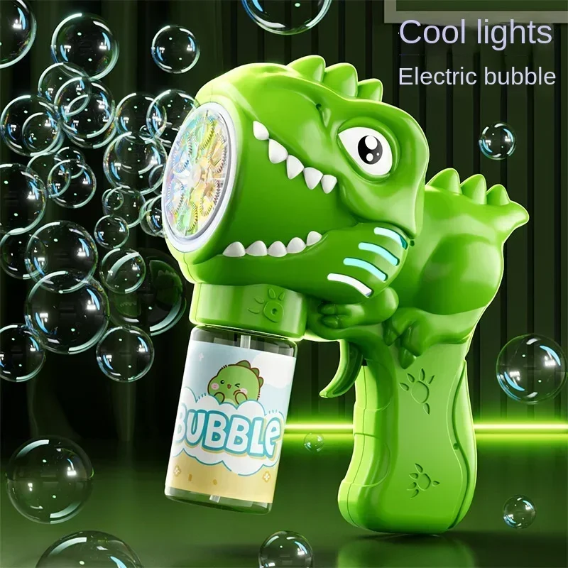 6 홀 공룡 버블 머신 전기 버블 건 빛 완전 자동 버 - Bubble Gum Machine 리뷰 및 가격