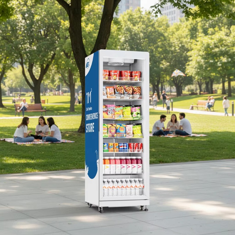 미국 유럽 마케팅 경치 좋은 공원 지역 주거 지역 무인 - Open Vending Machine 리뷰 및 가격